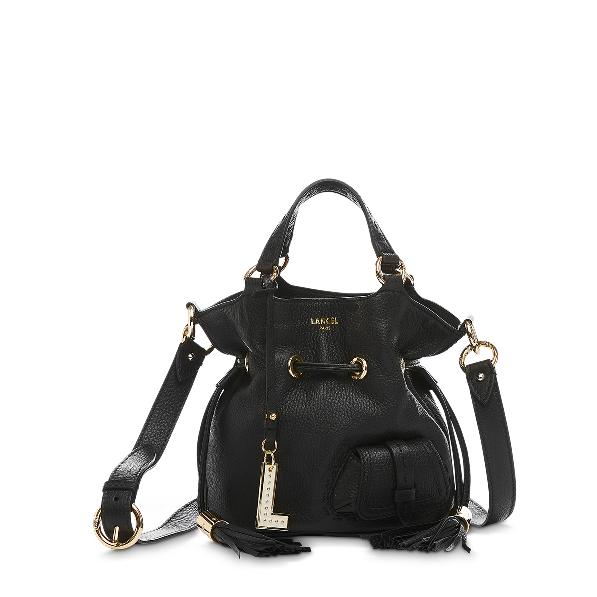 Sac top lancel noir