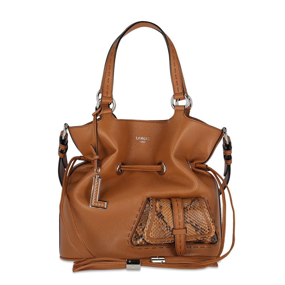 M bucket bag Premier Flirt de Lancel - Camel