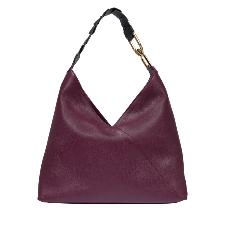 L ZIP HOBO BAG