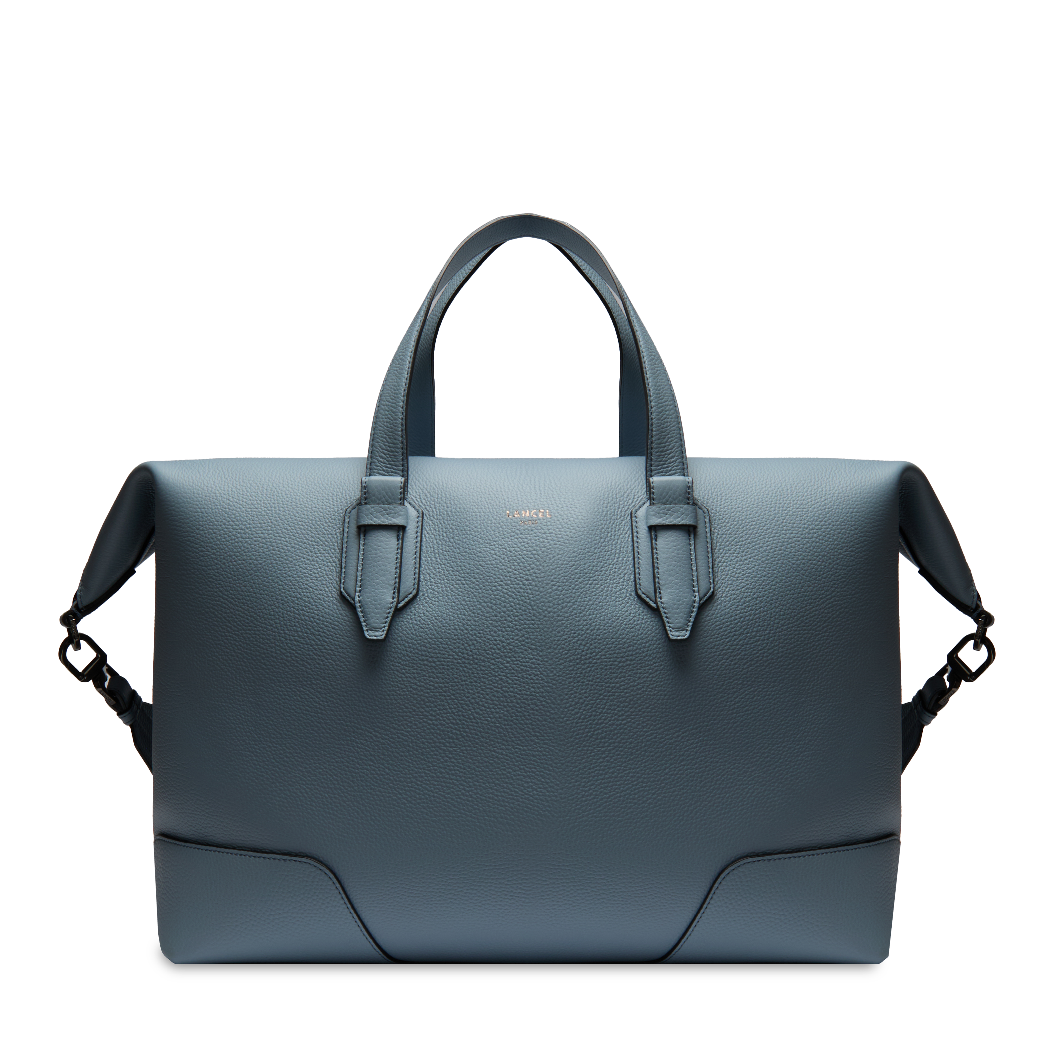 CHARLIE DE LANCEL — ZIP DUFFLE BAG— BLUE FOAM– Lancel