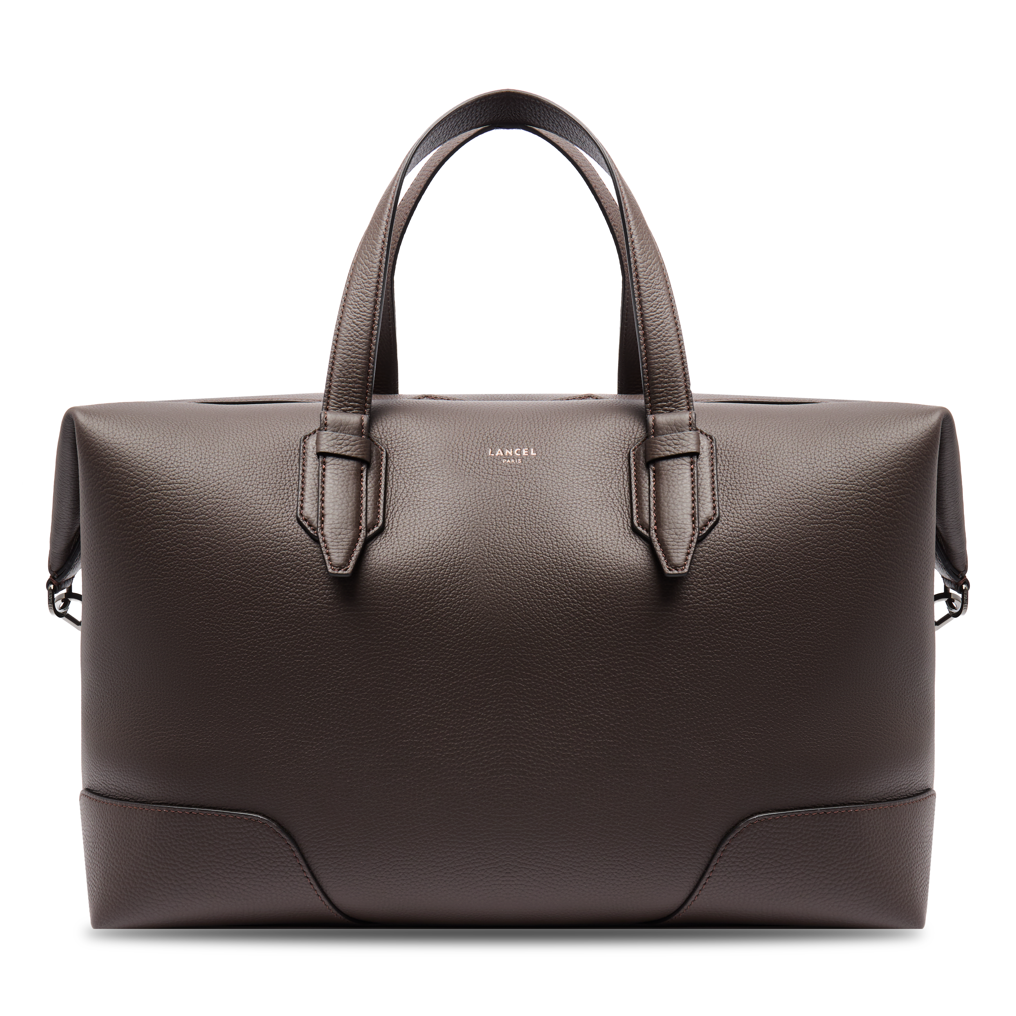 CHARLIE DE LANCEL — ZIP DUFFLE BAG— MACADAMIA– Lancel CHARLIE DE LANCEL — ZIP DUFFLE BAG— MACADAMIA– Lancel