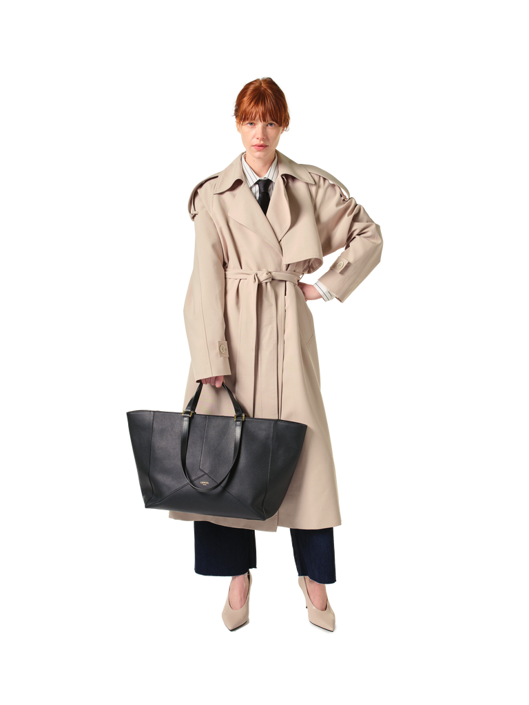 L ZIP TOTE BAG