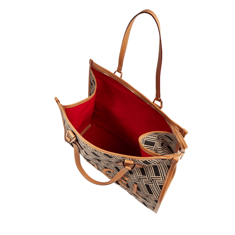 L ZIP TOTE BAG