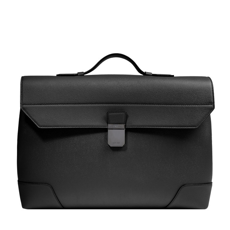 SLIM BRIEFCASE W/ FLAP & LOCK