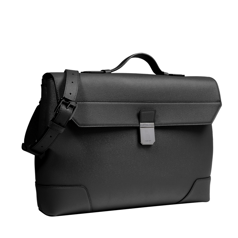 SLIM BRIEFCASE W/ FLAP & LOCK
