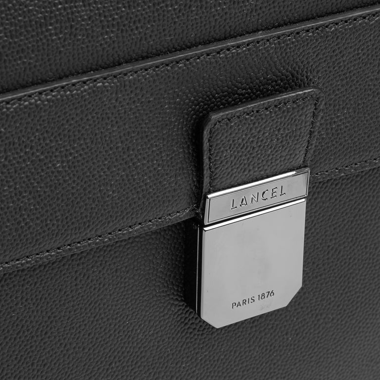 SLIM BRIEFCASE W/ FLAP & LOCK