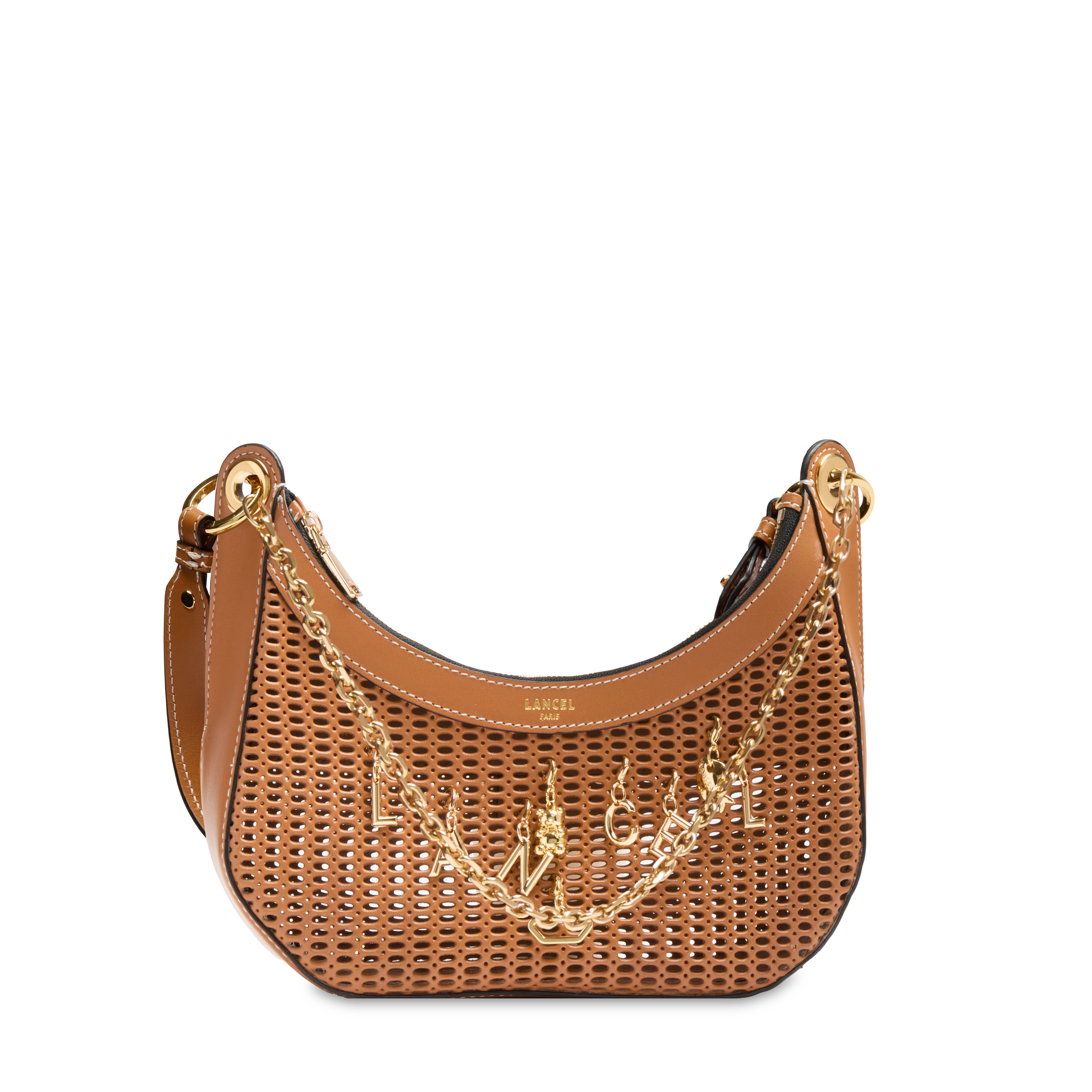 M ZIP BAG DOUBLE CARRY WITH CHARMS – Lancel