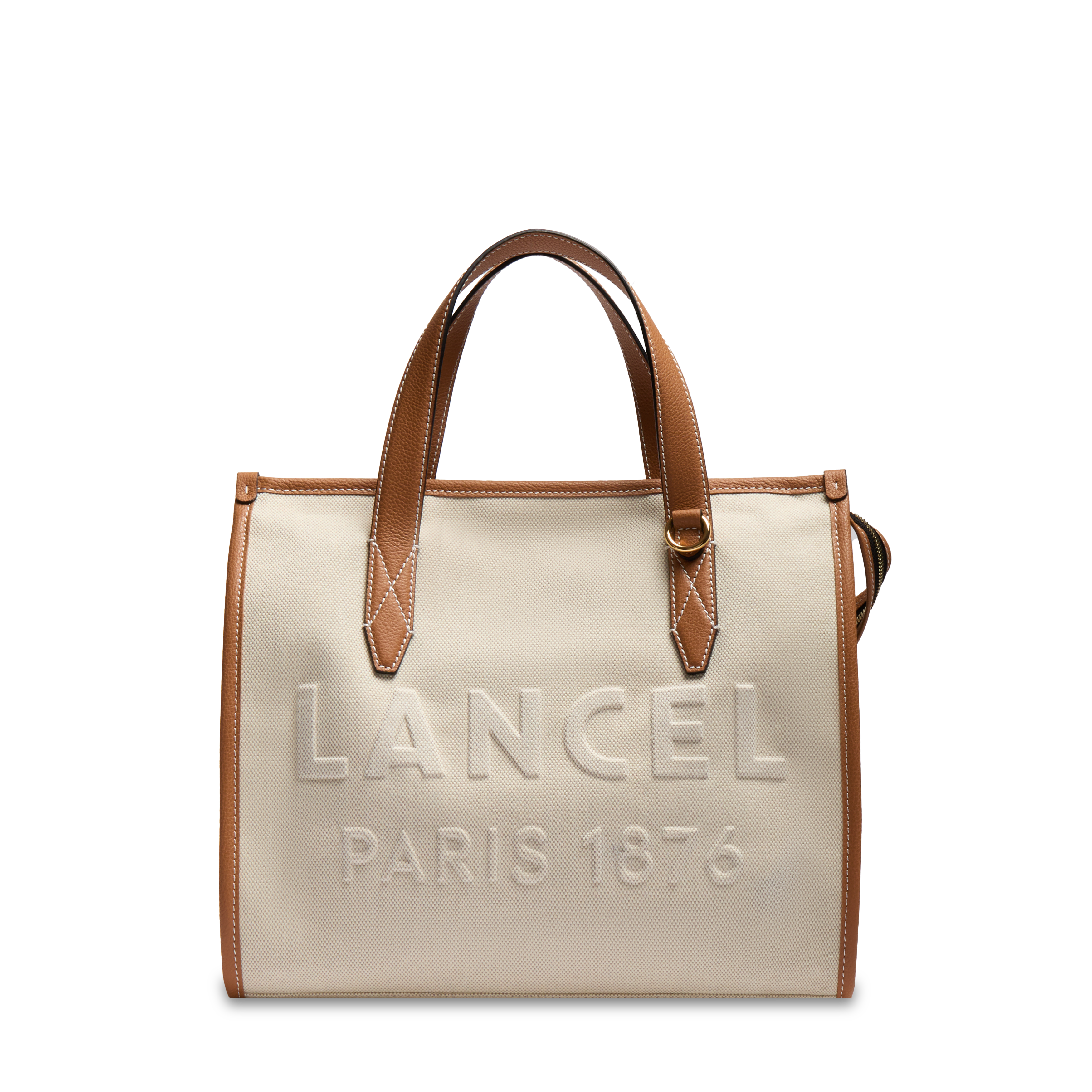 M ZIP TOTE BAG DOUBLE CARRY – Lancel