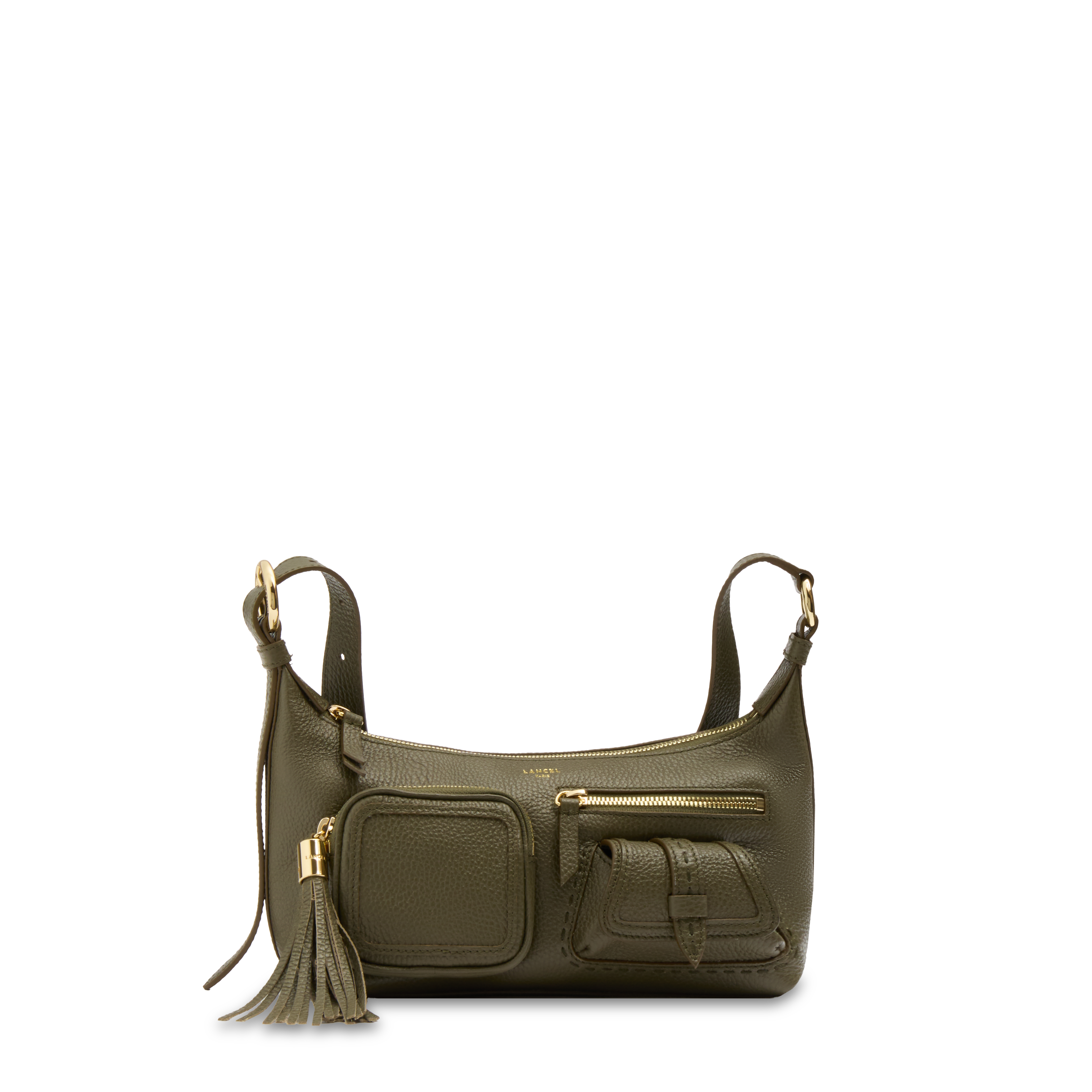 PREMIER FLIRT DE LANCEL — S MULTIPOCKET ZIP CROSSBODY BAG— DARK
