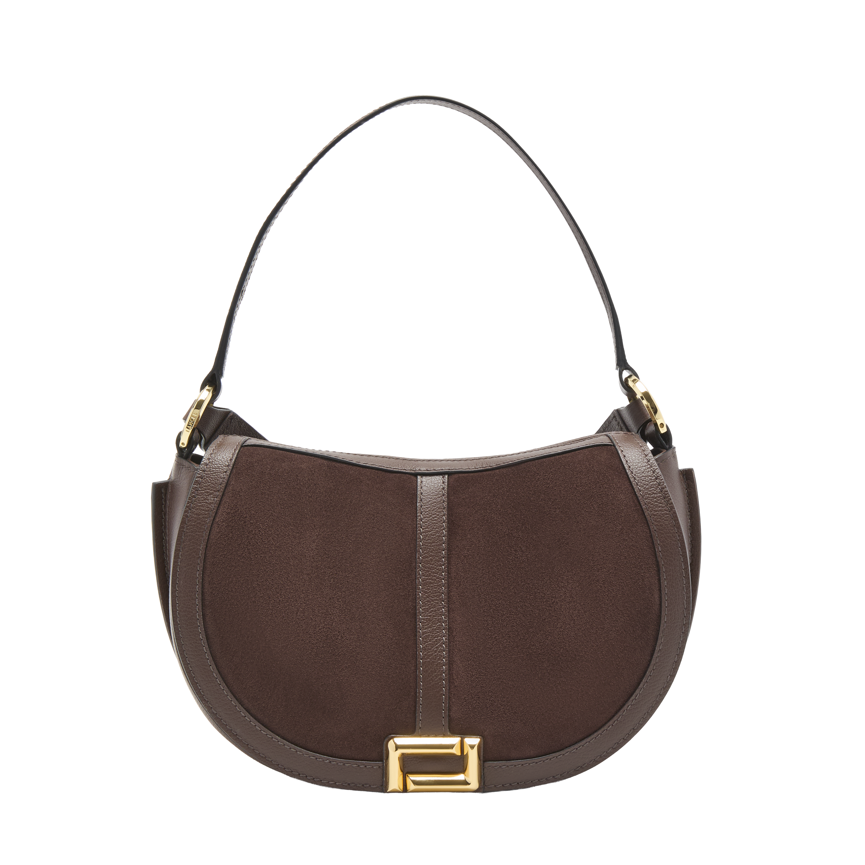 CELESTE DE LANCEL — M SADDLE BAG— COCONUT– Lancel