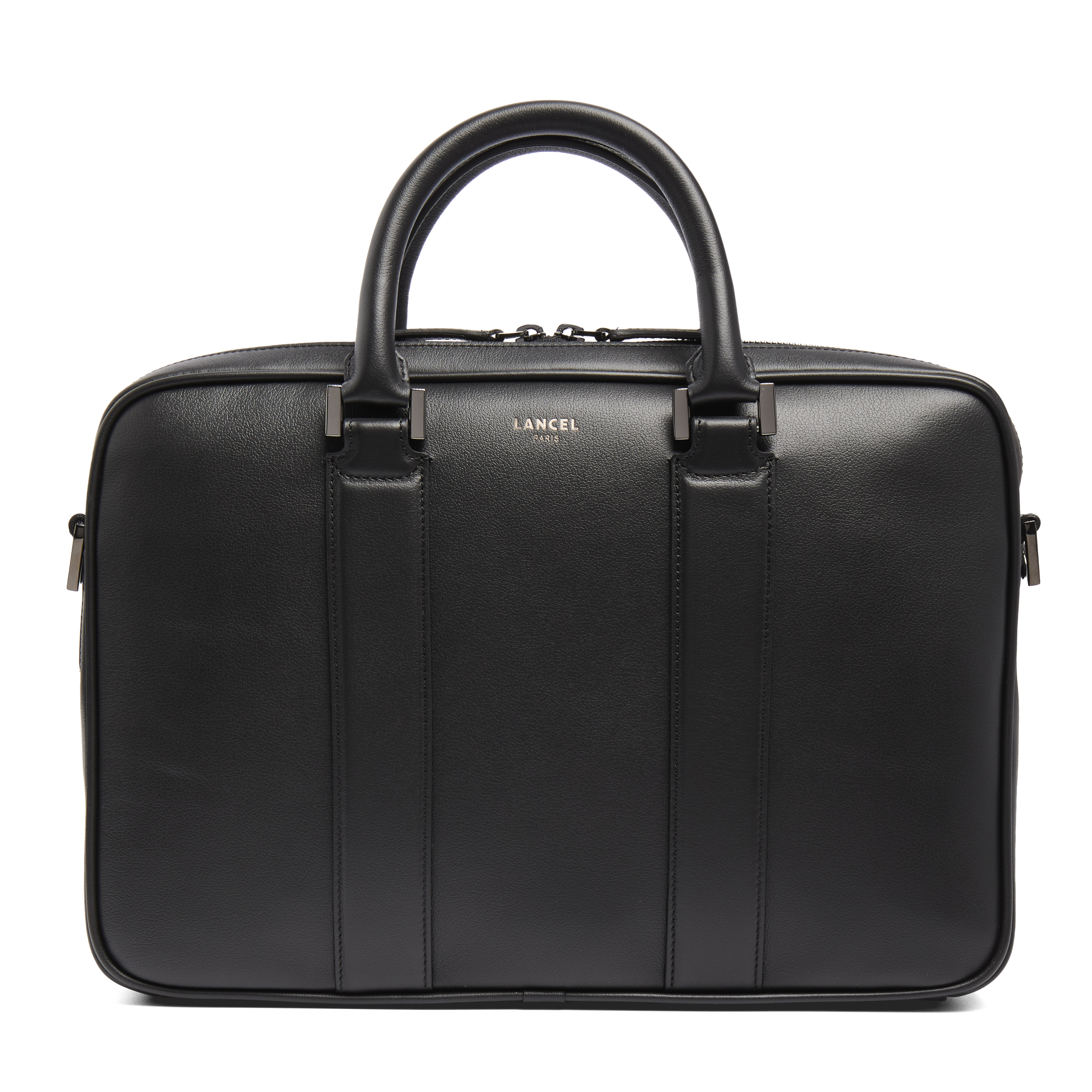 EDGARD DE LANCEL — 14' ZIP DOC HOLDER— BLACK– Lancel