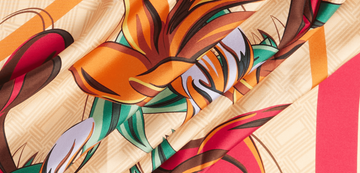 SILK SQUARE AND HEADBAND