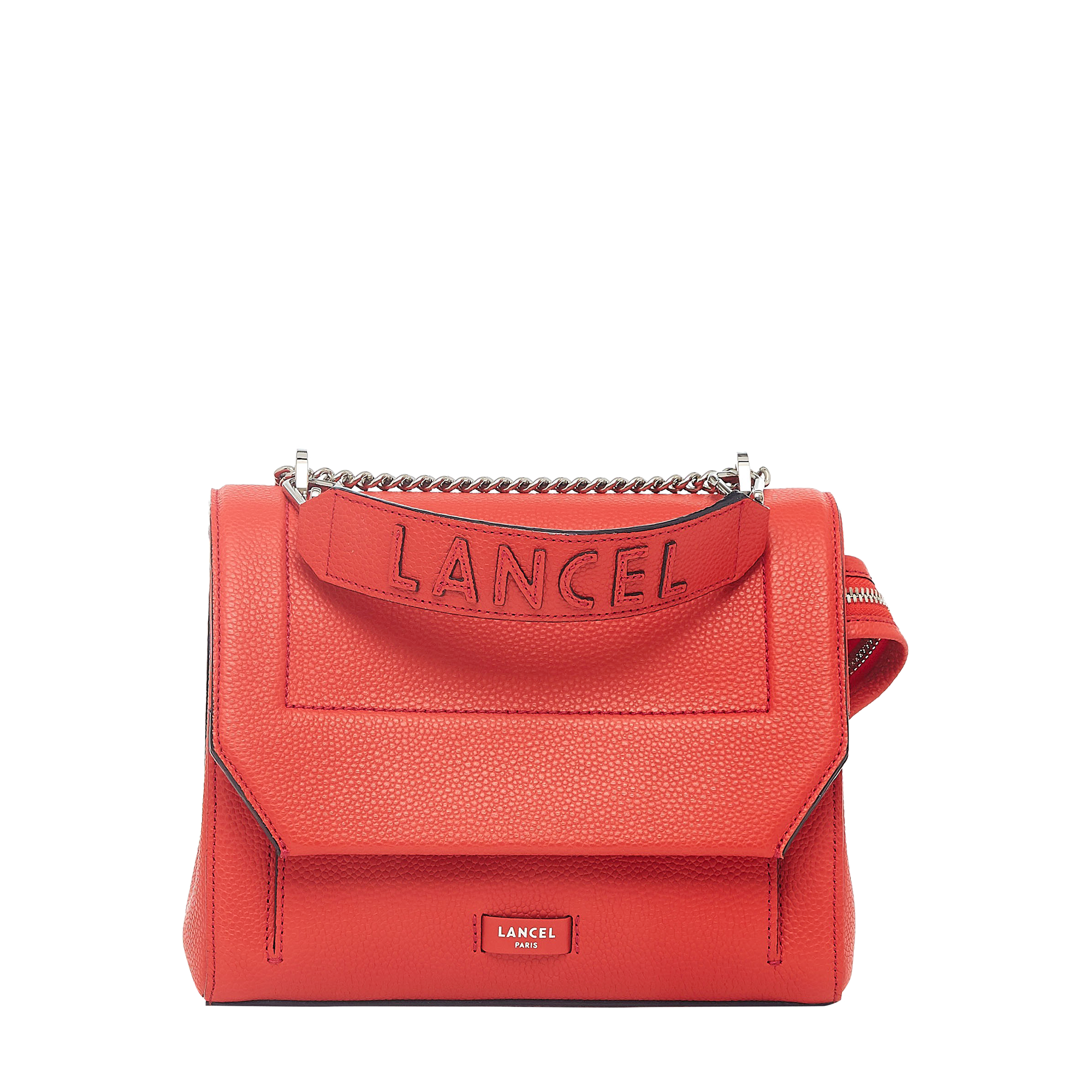 Flap bag with handle