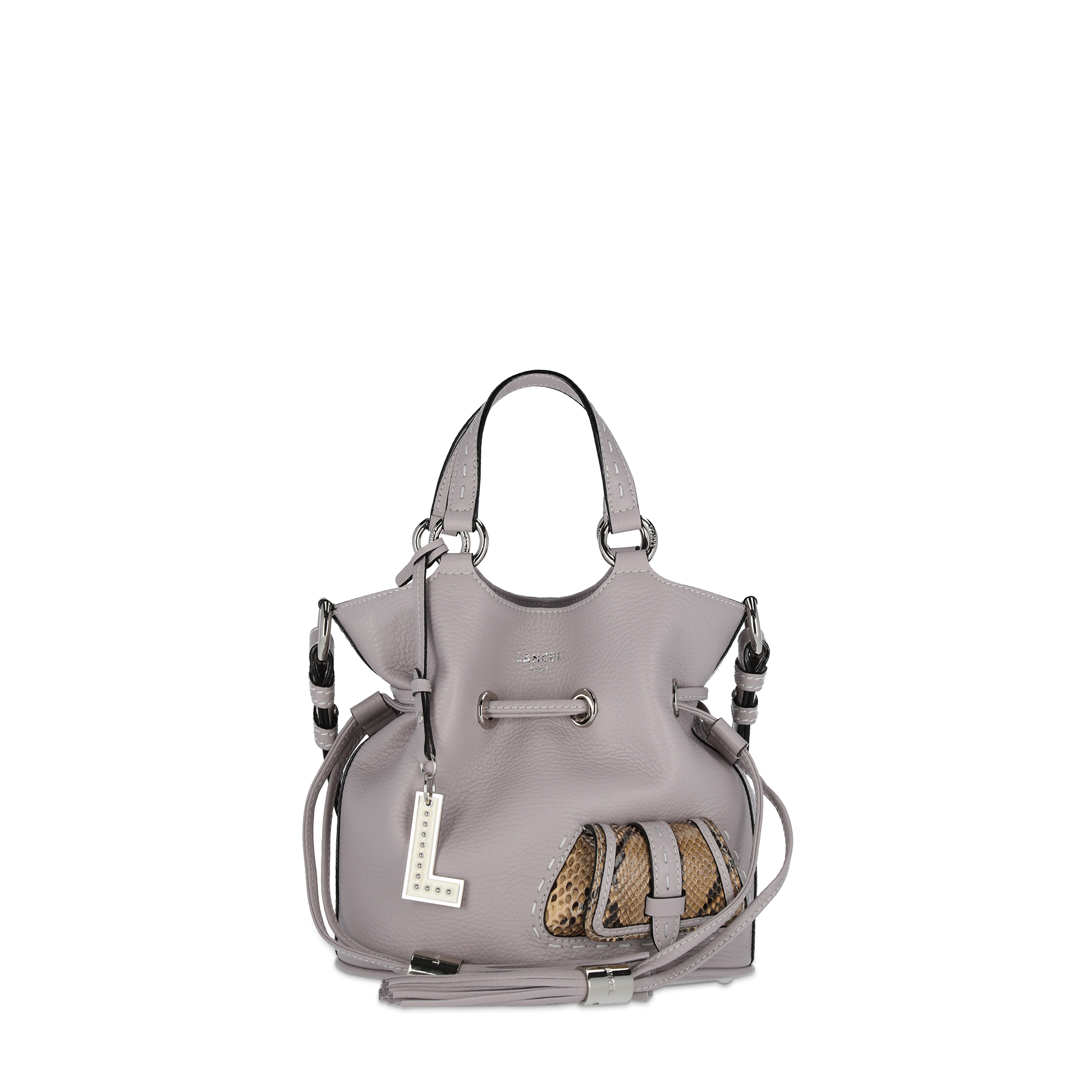 Sac top transparent multicolore