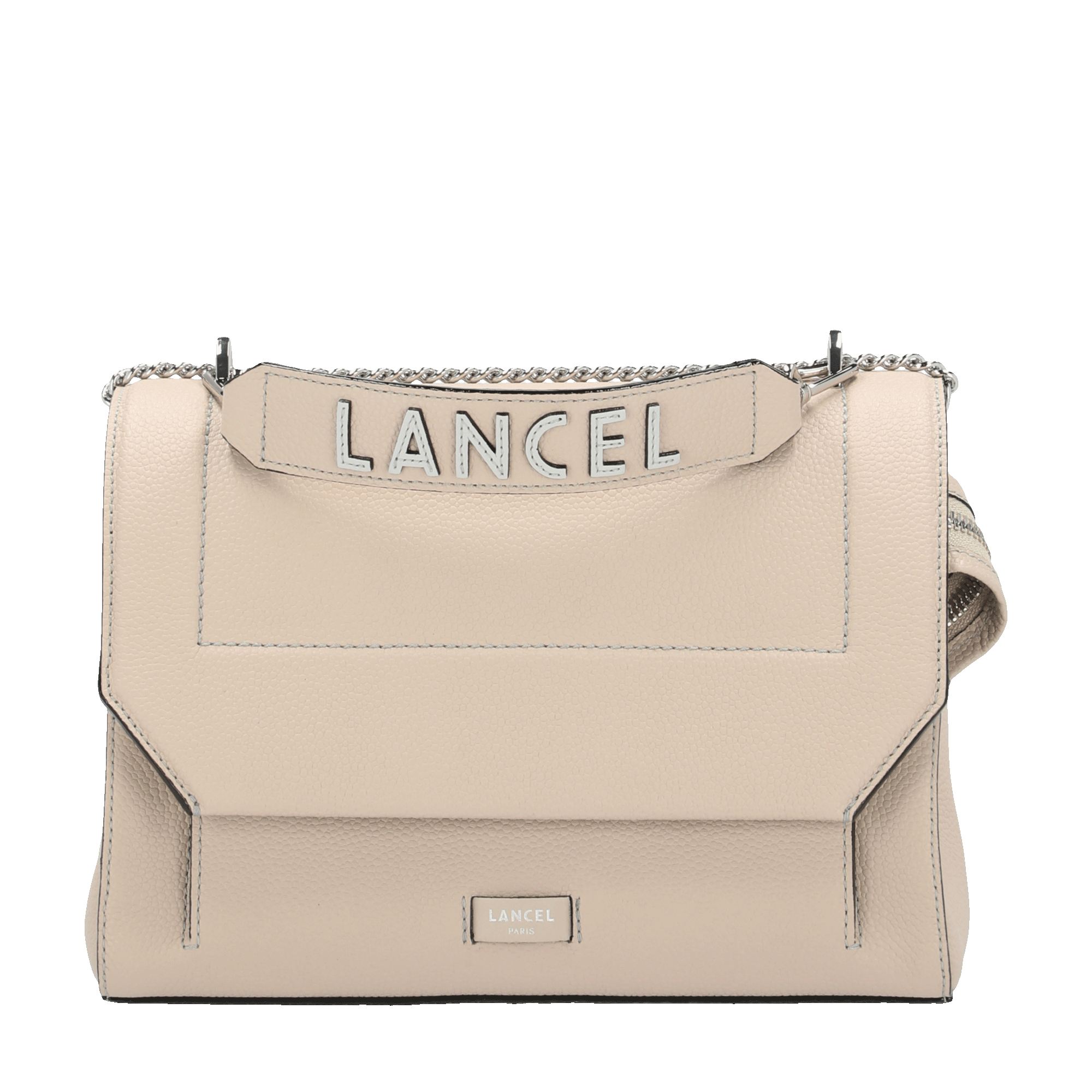 Flap bag with handle