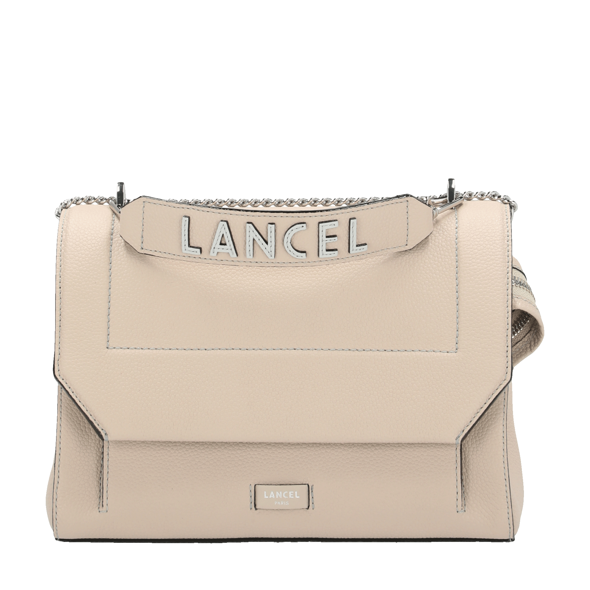 Handbag Sac Lancel Beige Sac A Main Lancel Adjani Pm 32 Cm En Cuir