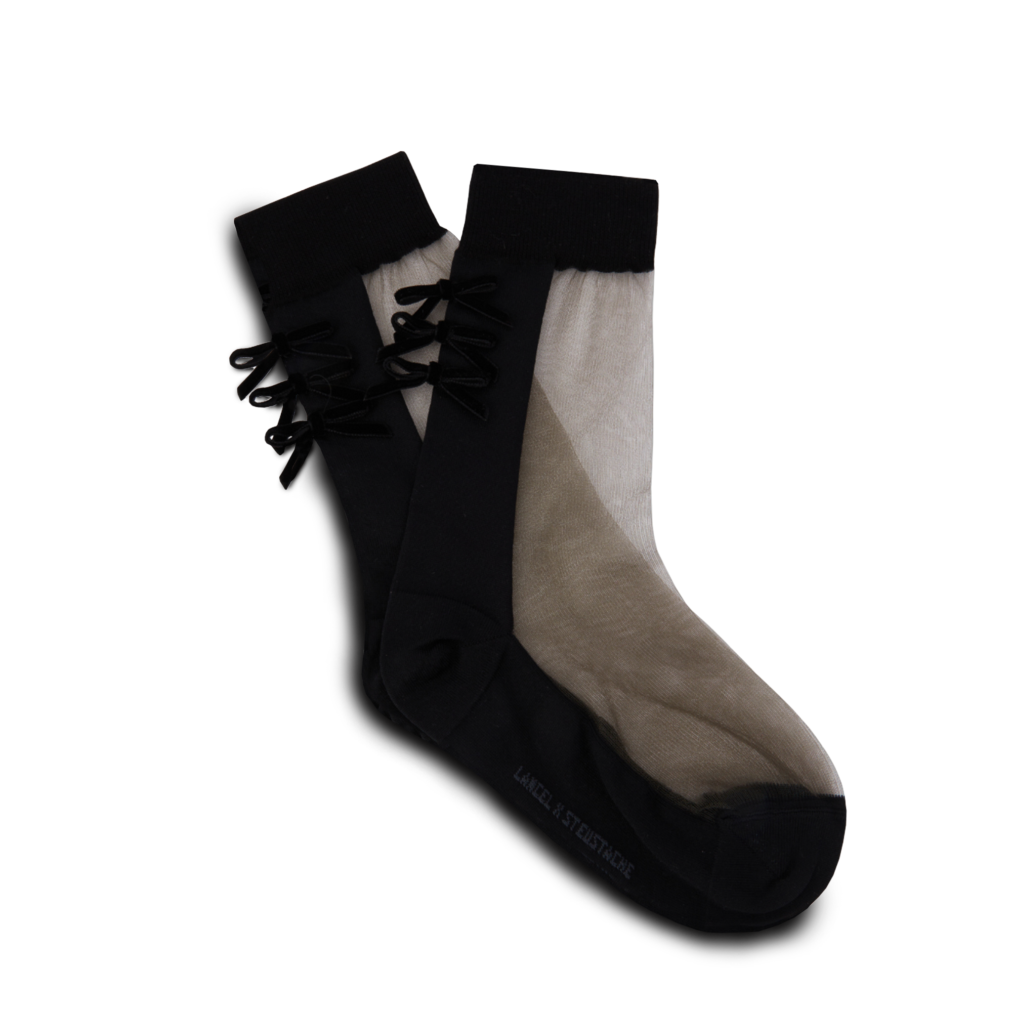 Prada sheer logo sales socks