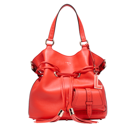 M BUCKET BAG - Vivid orange