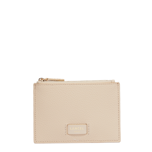 L zip card holder Ninon de Lancel - Cappuccino/Gold