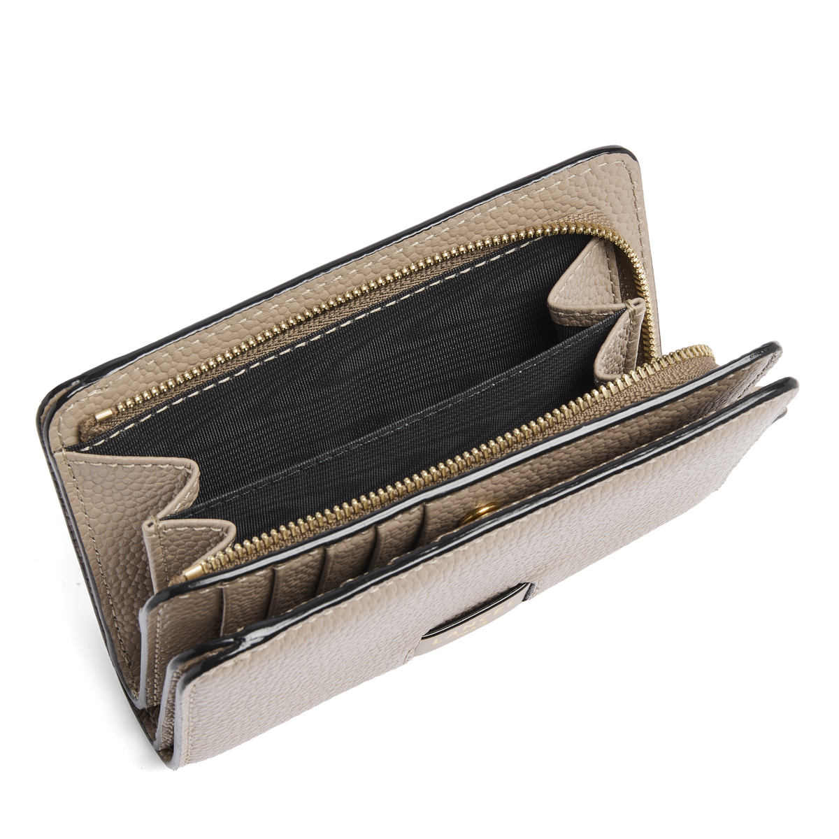NINON DE LANCEL — RECTANGULAR ZIP WALLET — PEBBLE – Lancel