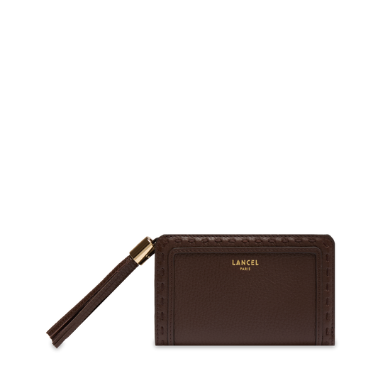 Rectangular zip wallet Premier Flirt de Lancel - Coconut