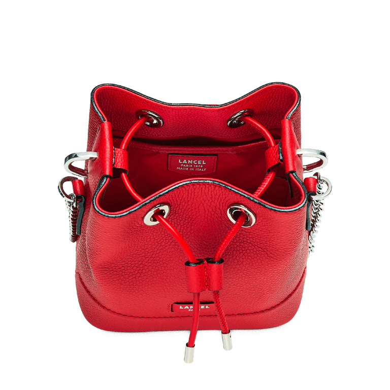 Sac a discount dos lancel rouge