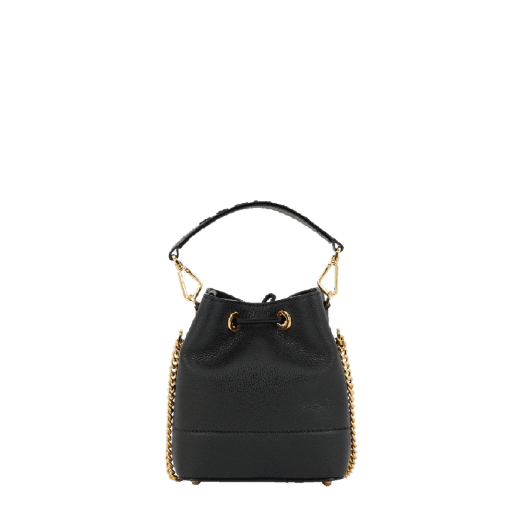 The Symmetrical, Quilted Leather Bag with Chain