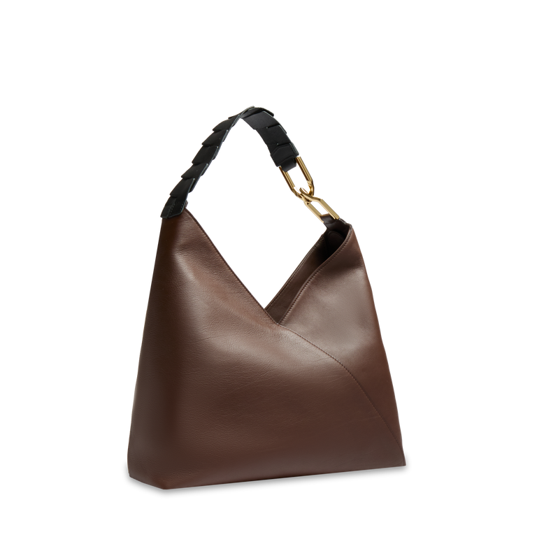 L ZIP HOBO BAG