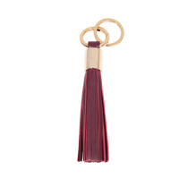 L TASSEL KEYRING
