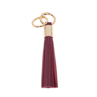 L TASSEL KEYRING