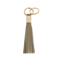 L TASSEL KEYRING