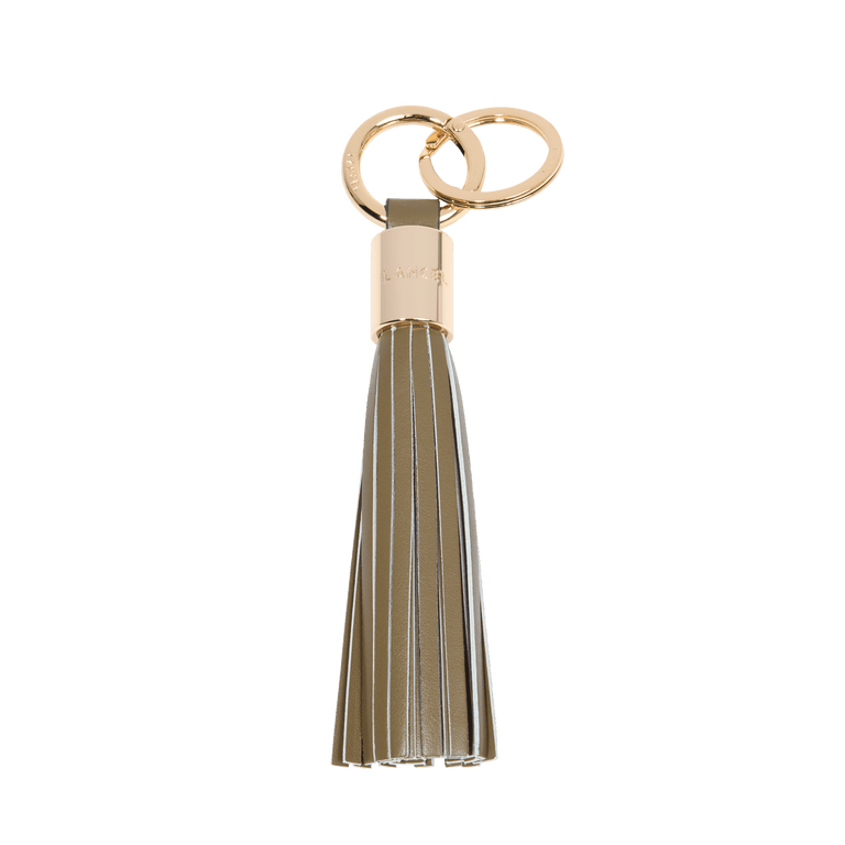 L TASSEL KEYRING