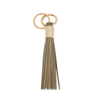 L TASSEL KEYRING