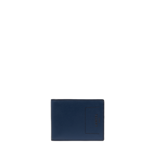 COIN COMPARTMENT WALLET/8CC WITH FLAP - Petrol