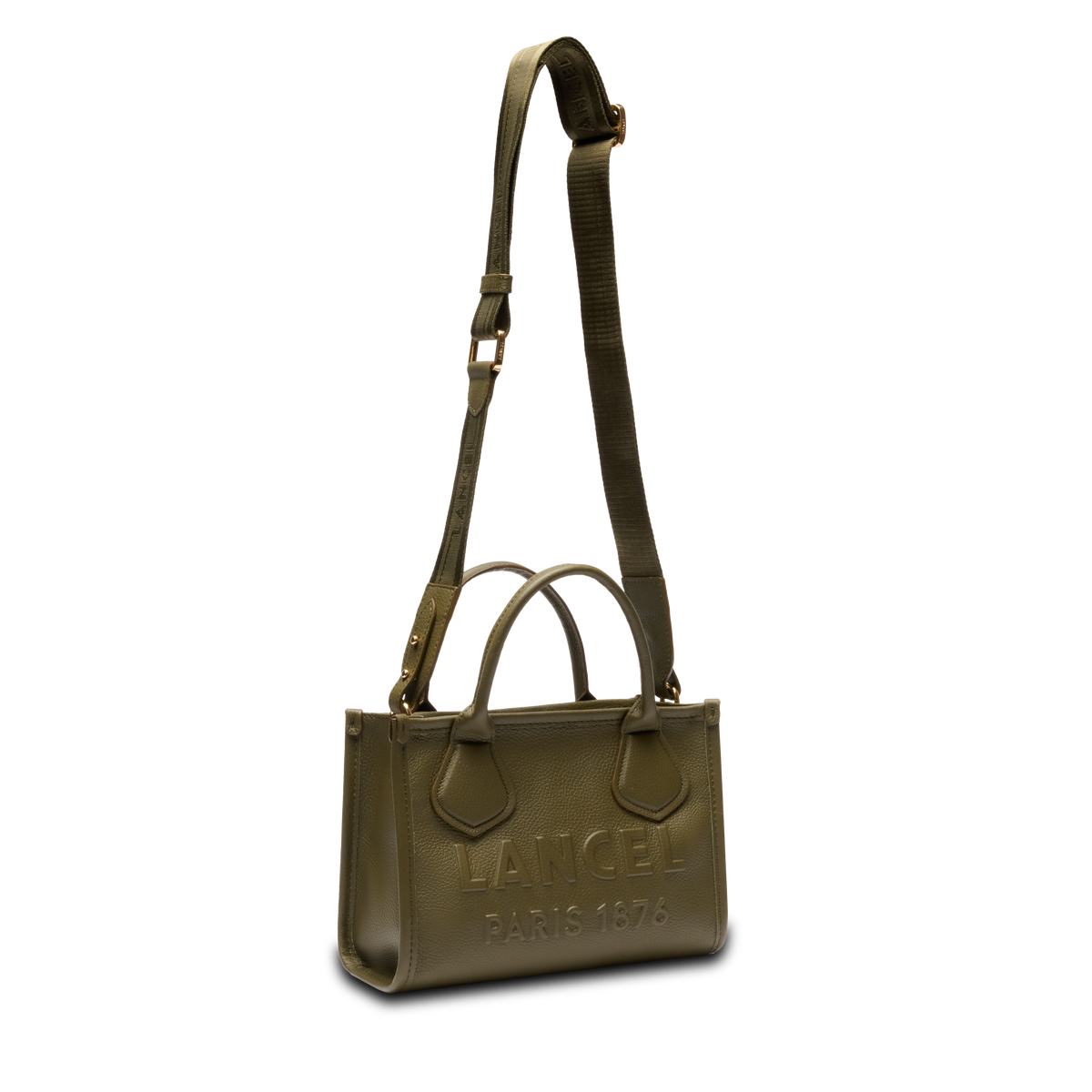 JOUR DE LANCEL — S ZIP TOTE BAG — DARK KHAKI – Lancel