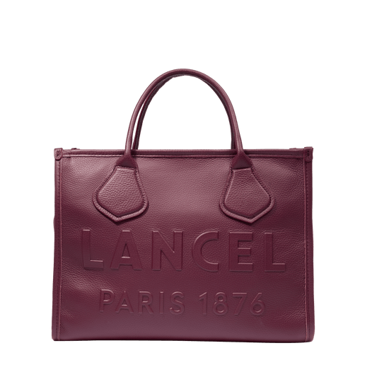 M ZIP TOTE BAG - Blackcurrant