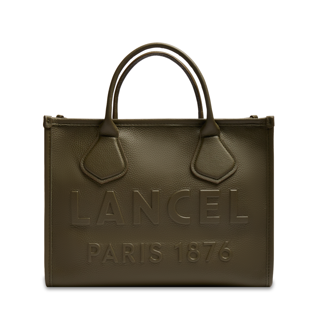 M ZIP TOTE BAG - Dark khaki