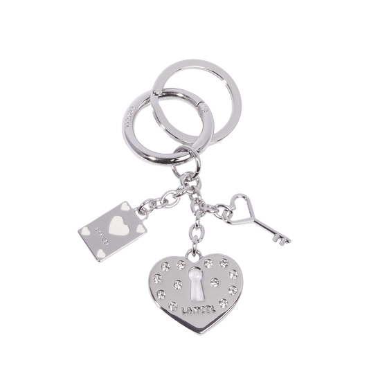 Crush keyring Breloques de Lancel - Nickel