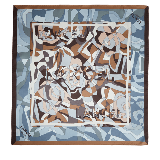 Square 90 Motif Puzzle - Multico Blue