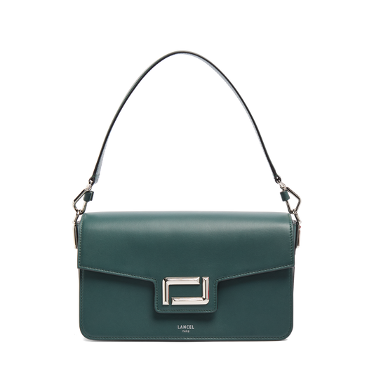 M flap bag Angele de Lancel - Amazon Green