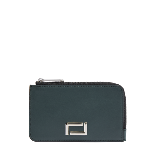 Zip card holder Angele de Lancel - Amazon Green