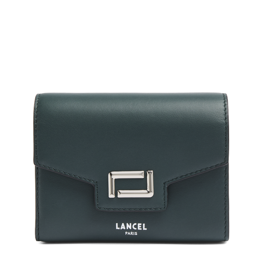 Rectangular flap wallet Angele de Lancel - Amazon Green