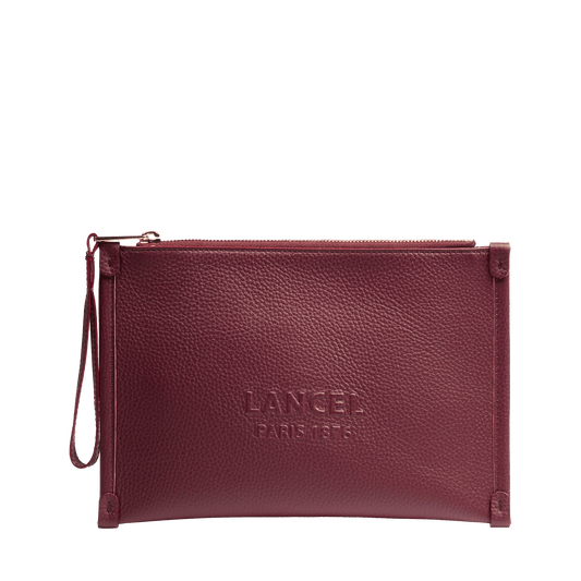 S ZIP WRISTLET POUCH - Blackcurrant