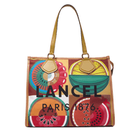 トートバッグ LANCEL Woman Tote bags Black A13310 8A L ZIP TOTE BAG – Lancel