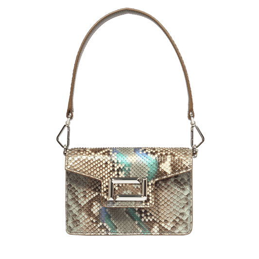 Mini flap bag Angele de Lancel - Multico Khaki