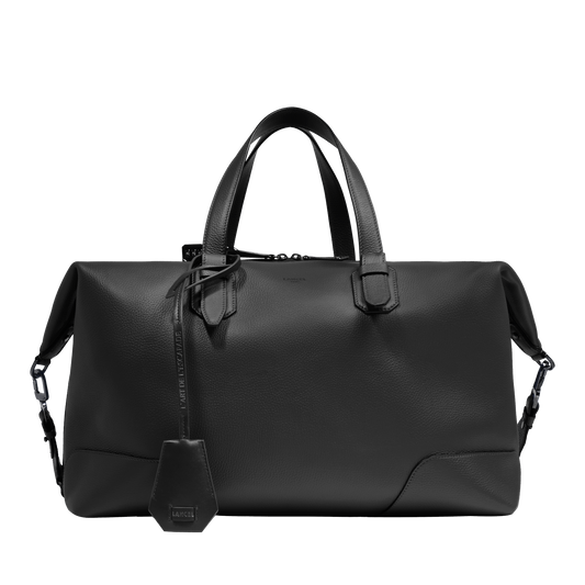 ZIP DUFFLE BAG - Black