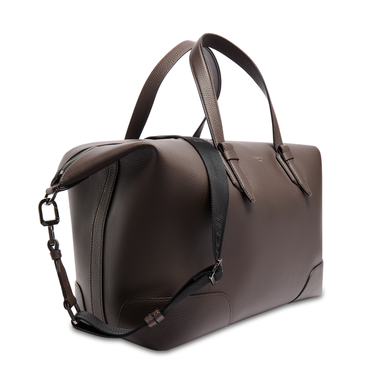CHARLIE DE LANCEL — ZIP DUFFLE BAG— MACADAMIA– Lancel CHARLIE DE LANCEL — ZIP DUFFLE BAG— MACADAMIA– Lancel