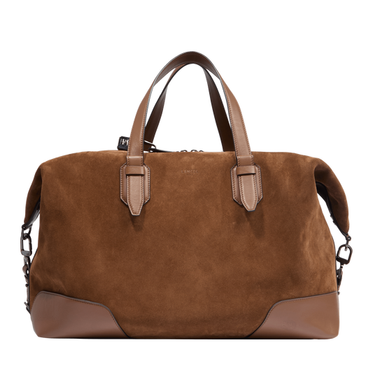 ZIP DUFFLE BAG - Tobacco