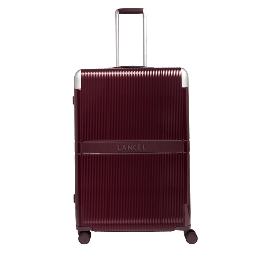 4-W LARGE SUITCASE - Burgundy