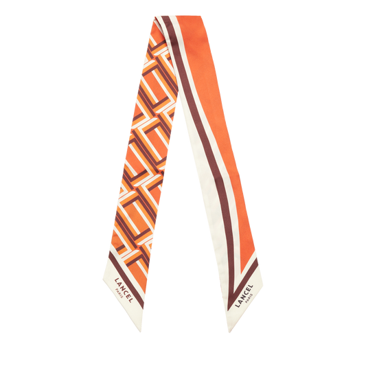 Biface headband Monogram Pattern - Multico Orange